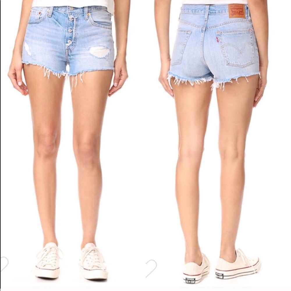 Levi 501 High Rise Jean Shorts